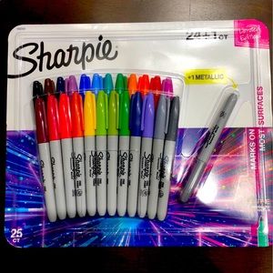 25 Permanent Markers by Sharpie Limited Edition